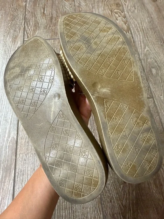 Donald J. Pliner Farrah Natural Woven Slide Sandals- 7.5 - Picture 7 of 9